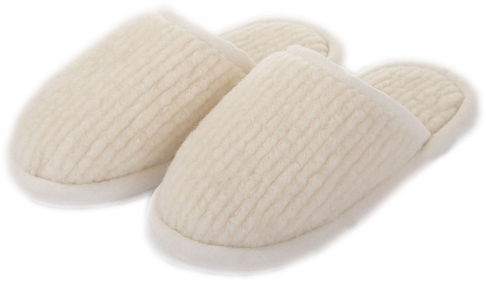 Kapcie Relax Classic -  Ecru - Wooltex.pl