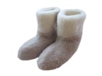 Bambosze wełniane Eskimo Beżowe Wooltex