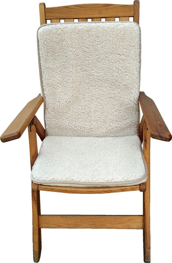 Fotelówka Wełniana - Beżowa - Wooltex.pl