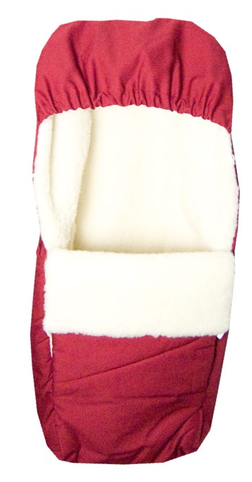 Śpiwór Wełniany Dziecięcy - Bordowy - Wooltex.pl
