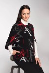 Kamizelka Nadia Czarna w litery RUNO-STYL