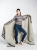 Koc Wełniany - Popielaty - Wooltex.pl