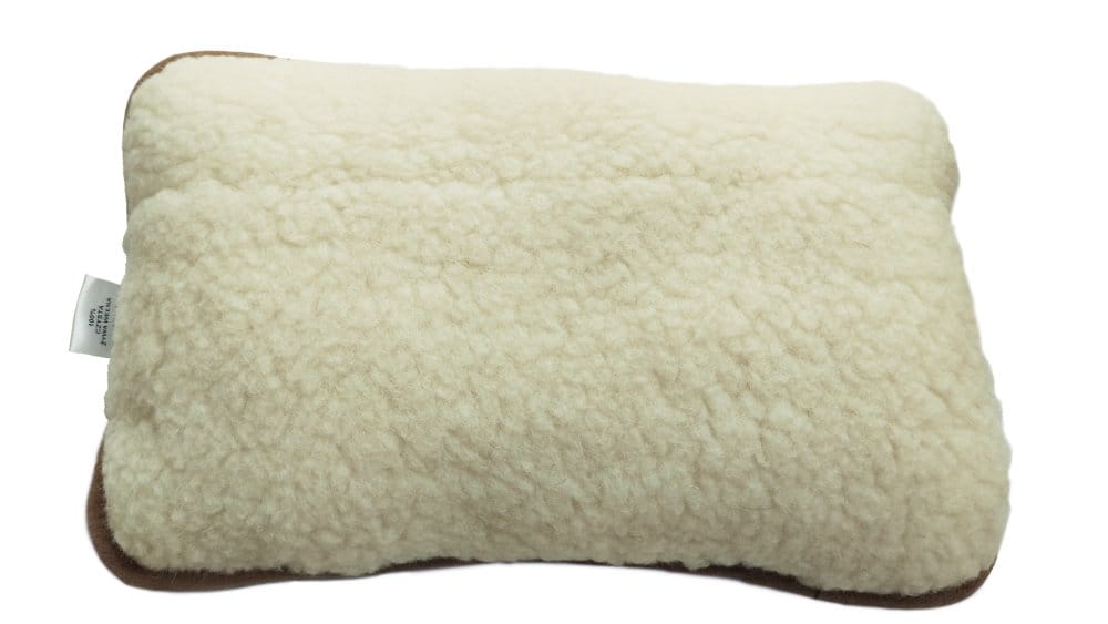 Poduszka Wełniana na oparcie - Krata - Wooltex.pl