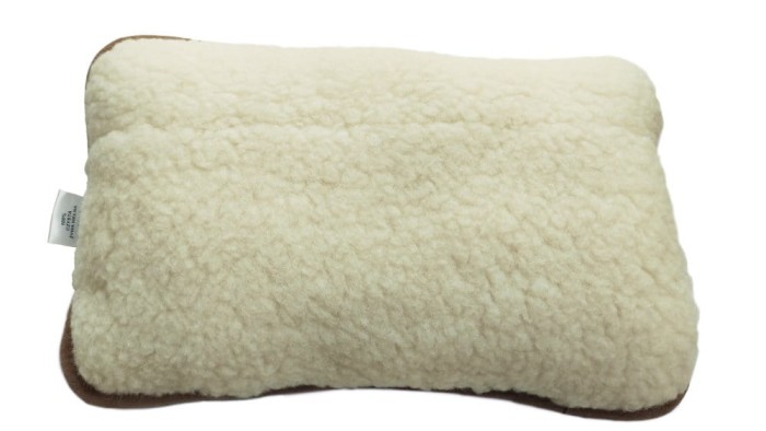 Poduszka Wełniana na oparcie - Krata - Wooltex.pl
