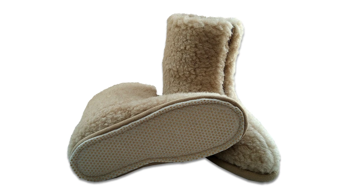 Bambosze Wełniane na Zamek - Podeszwa - Wooltex.pl