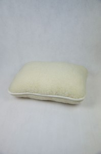 Poduszka Wełniana na oparcie - Ecru - Wooltex.pl