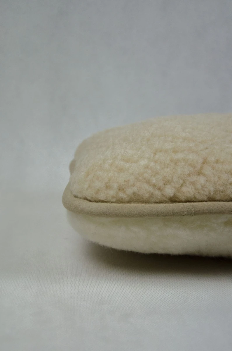 Poduszka Wełniana na oparcie - Beż - Wooltex.pl
