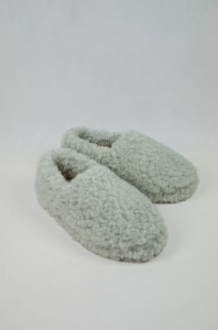 Kapcie wełniane Runo Popielate II Wooltex