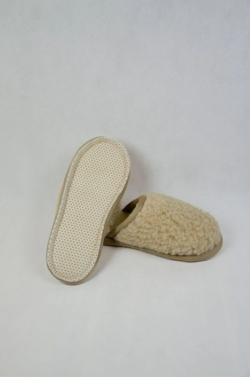 Kapcie Janosik - Beżowy - Wooltex.pl