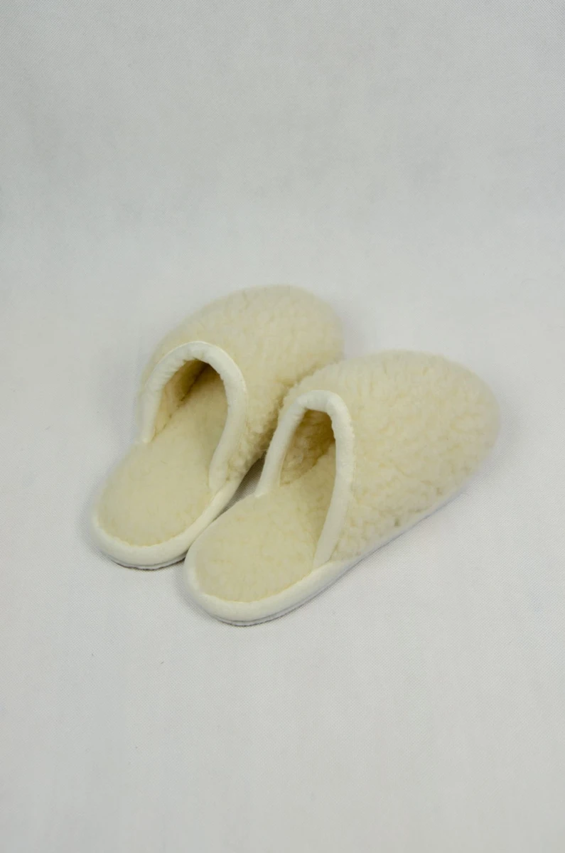 Kapcie Janosik - Ecru - Wooltex.pl