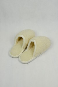 Kapcie Janosik - Ecru - Wooltex.pl