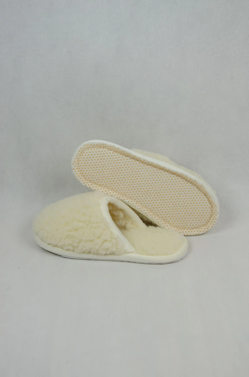 Kapcie Janosik - Ecru - Wooltex.pl