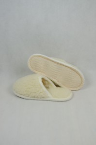 Kapcie Janosik - Ecru - Wooltex.pl
