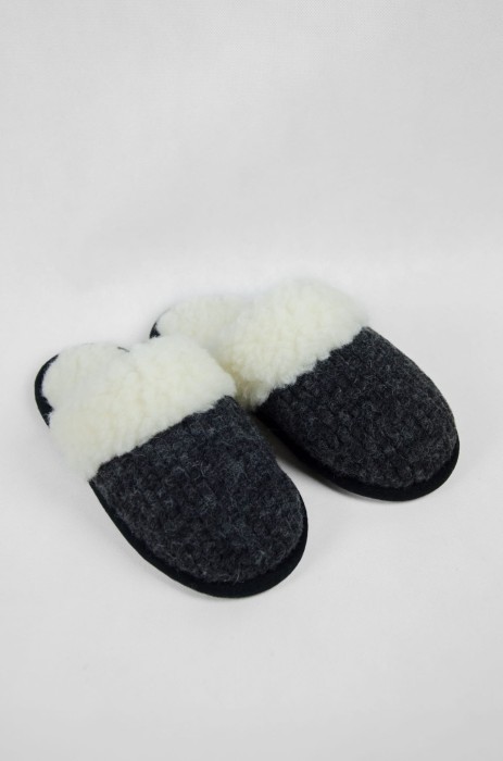 Kapcie Relax II - Grafitowy - Wooltex.pl