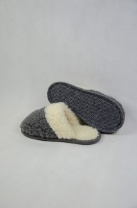 Kapcie Janosik II - Grafitowe - Wooltex.pl