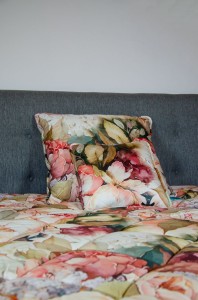 Poduszka Wełniana Premium Kwiaty - Wooltex.p