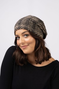 Czapka Fantazja w jodełkę