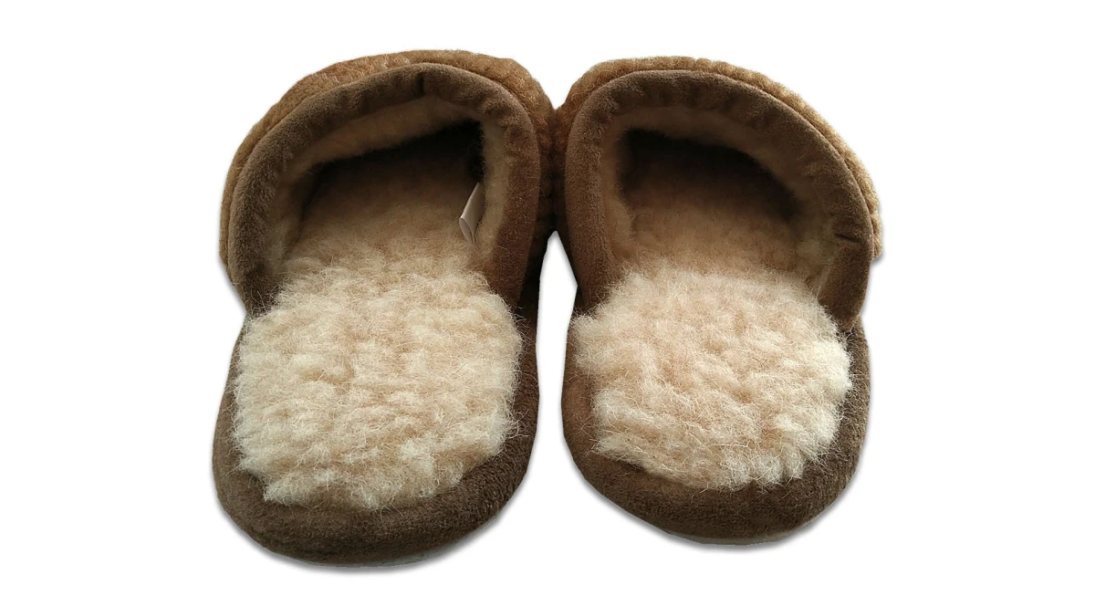 Kapcie Relax III - Brązowy 2 - Wooltex.pl