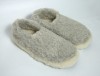 Kapcie Wełniane Runo - Popielaty - Wooltex.pl