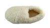 Kapcie Wełniane Runo - Ecru - Wooltex.pl