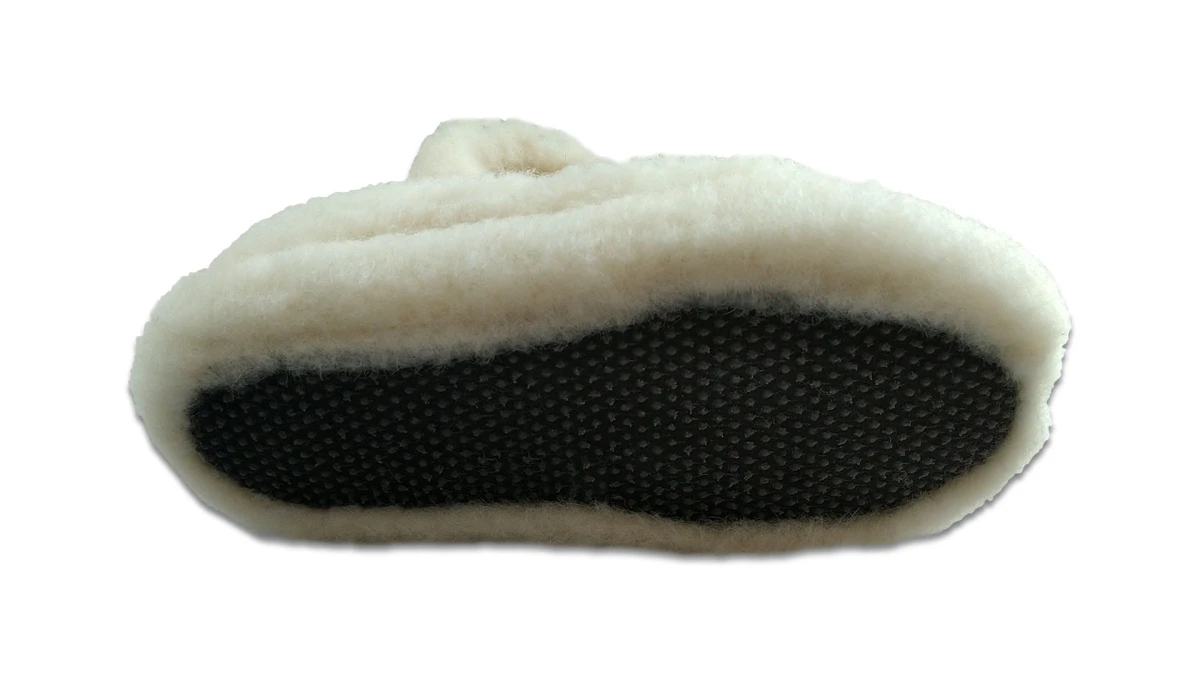 Kapcie Wełniane Runo - Podeszwa - Wooltex.pl
