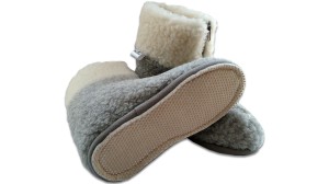 Bambosze Wełniane na Zamek - Podeszwa - Wooltex.pl