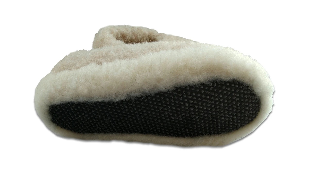 Kapcie Wełniane Runo - Podeszwa - Wooltex.pl