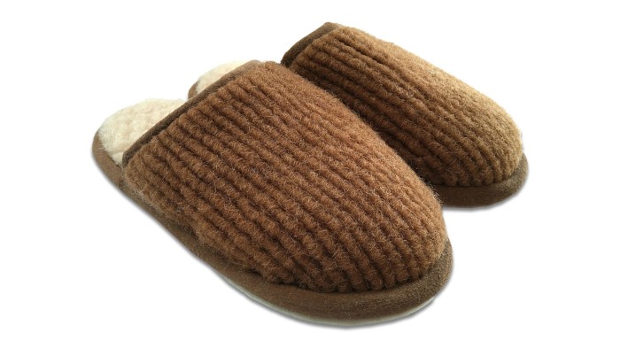 Kapcie Relax III - Brązowy 2 - Wooltex.pl